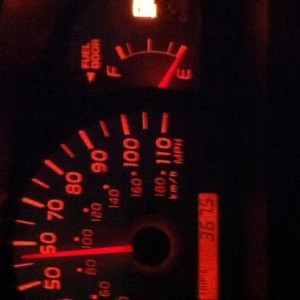 Add 10 miles because I forgot to reset the trip.