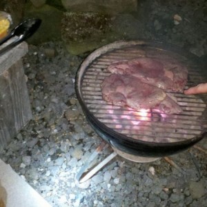 Beats dorm hot pockets anyday! Secret salt/spice blend+ spencer steaks ftmf