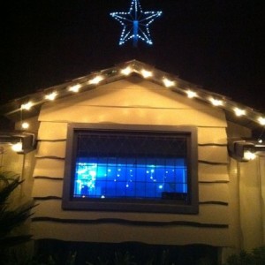 Outside the man cave