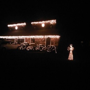 Lights so far... Still have more for the roof...