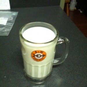 3rd glass of milk today.