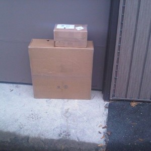 FedEx was early this morning...