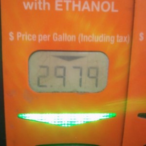 Refill on the return trip dropped .02