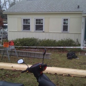 Fat. House tested positive for lead paint it was built in the 40's so 