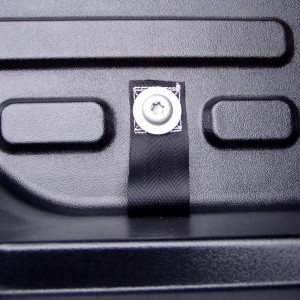 My front cargo box tie down solution