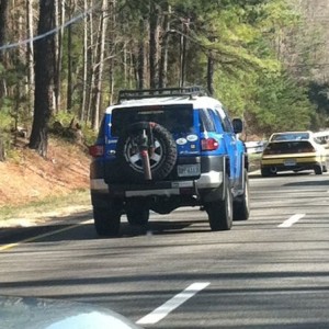 Nice lookin FJ on 64. Arb bumper, ome lift.