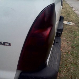 Tail lights and single din
