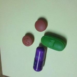 Morning ibuprofen, multivitamin and kre alkalyn.