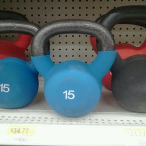 Why does 15 lbs in kettle bell version feel like it weighs more?