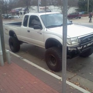 on hillsborough street in raleigh nc. looked like a spacer lift up front, A
