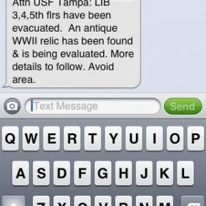 WTF? Really. They called in the bomb squad. Guess somebody didn't want