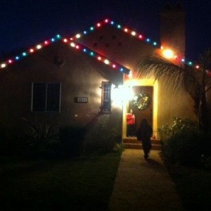 Xmas lights up - sorry Not live but From last night