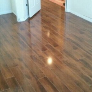 Doing hardwood upstairs. It's coming out very nice!