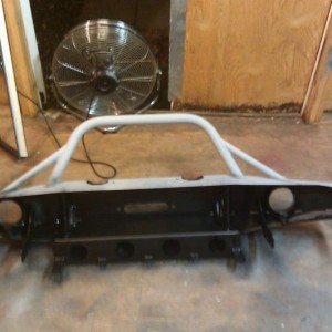 Backsides painted