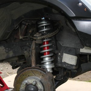 Coilovers installed before tuning