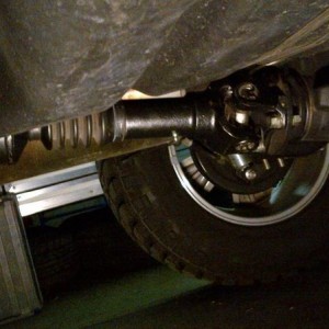 flipped driveshaft with added zerk