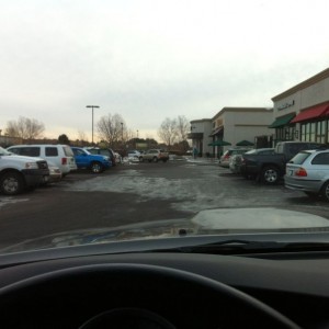Two other Tacomas in the lot. So awesome!