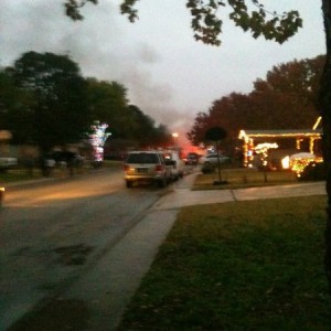 Fire by my house