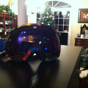 Fat. Got my snowboard goggles today.