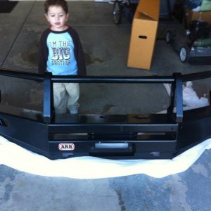 just picked up my new bumper
