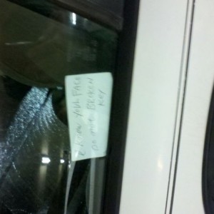 "I know your face. Do not broken key" Wut?