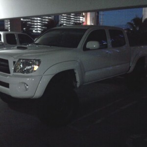 Sitting in the employee parking lot at work