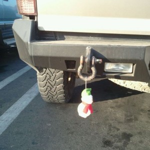 I'm being festive.