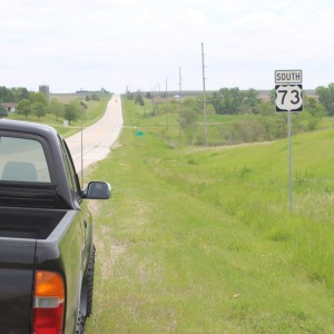 the start of route 73 near Dawson NE