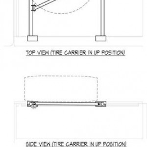tire carrier design