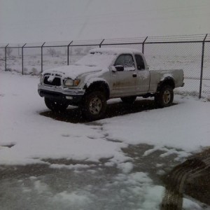 Truck at work