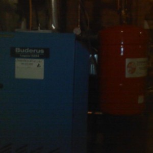 New boiler into old system.