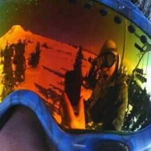 Nice reflection shot of me and mt hood.