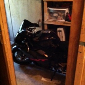 winter bike storage