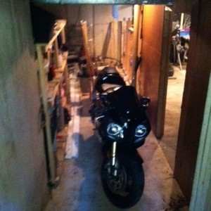 winter bike storage