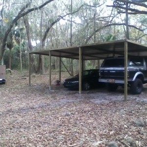 20x30 car port we just put on the new property to store shit till we build 