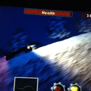 Night snow run haha