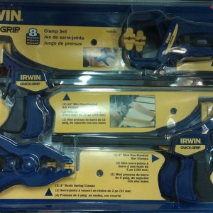 Score! 2 large clamps, 2med clamps, 2reg clamps, only $25! Winner winner ch