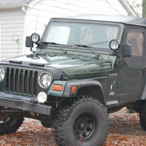 my other toy 97 wrangler, the trout scout