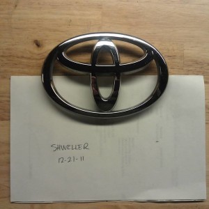 OEM Toyota emblem for sale