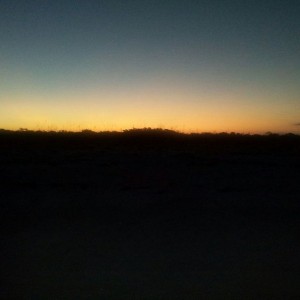 Sunrise on the island i am on