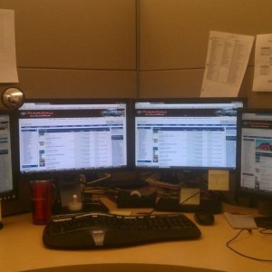 Just a shot from my desk. Couldn't get the other 2 PC's in pictur