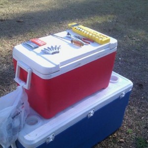 Redneck work bench.