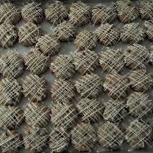 Cran-Orange Oatmeal cookies.