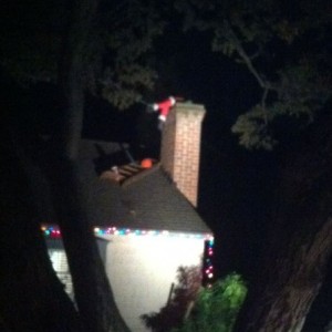 Tell your kids Santa is going to be late 2night