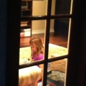 Every year my little niece sneaks in to see what Santa brought her