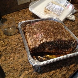 8lbs of seasoned Prime rib. :drool: