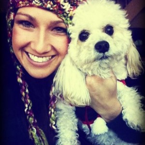 My girl and her dog. I'm so lucky:)