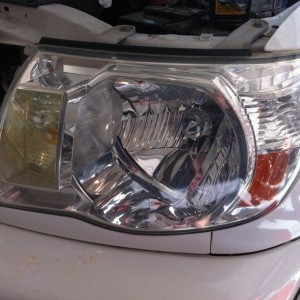 After. Headlight restoration:D