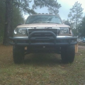 Mounted me a bumper. It's my tree pusher lol