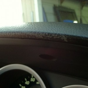 Wtf? My dash is pealing....